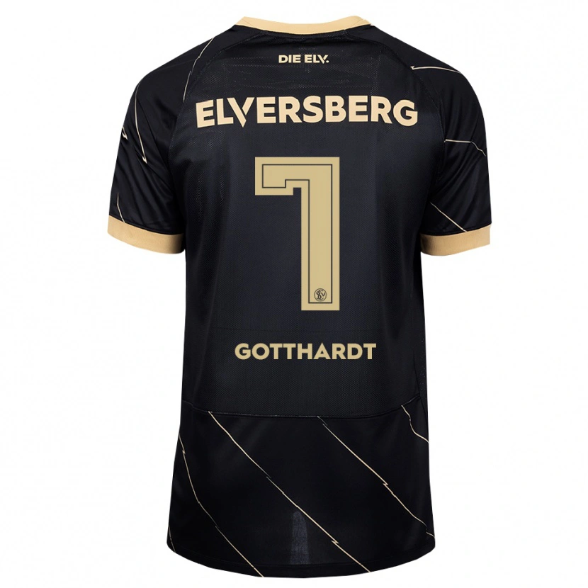 Danxen Homem Camisola Tim Gotthardt #7 Preto Marrom Alternativa 2026/27 Camisa