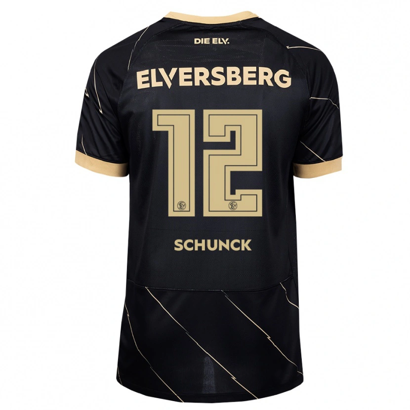Danxen Homem Camisola Jan Schunck #12 Preto Marrom Alternativa 2026/27 Camisa