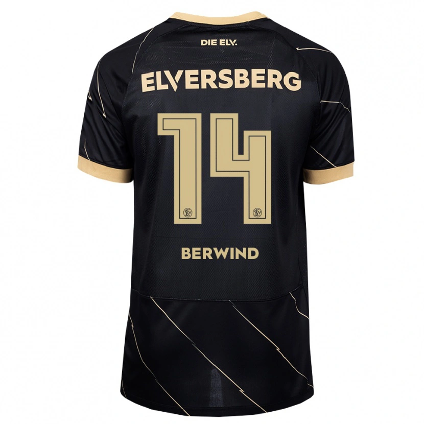 Danxen Homem Camisola Lilli Berwind #14 Preto Marrom Alternativa 2026/27 Camisa