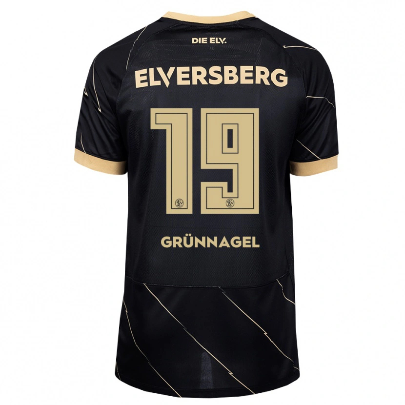 Danxen Homem Camisola Lea Grünnagel #19 Preto Marrom Alternativa 2026/27 Camisa