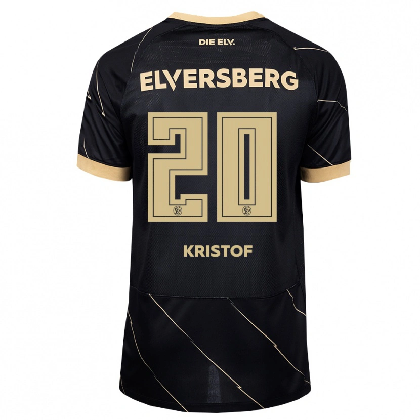 Danxen Homem Camisola Nicolas Kristof #20 Preto Marrom Alternativa 2026/27 Camisa