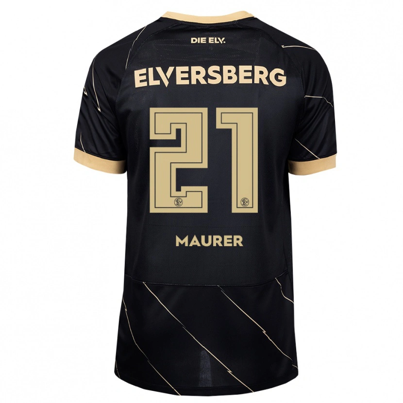 Danxen Homem Camisola Kine Maurer #21 Preto Marrom Alternativa 2026/27 Camisa