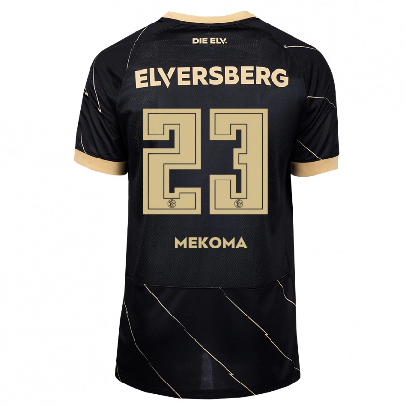 Danxen Homem Camisola Jamal Mekoma #23 Preto Marrom Alternativa 2026/27 Camisa
