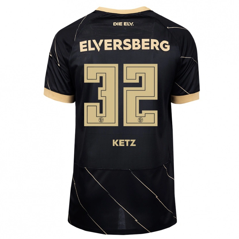 Danxen Homem Camisola Maas Ketz #32 Preto Marrom Alternativa 2026/27 Camisa