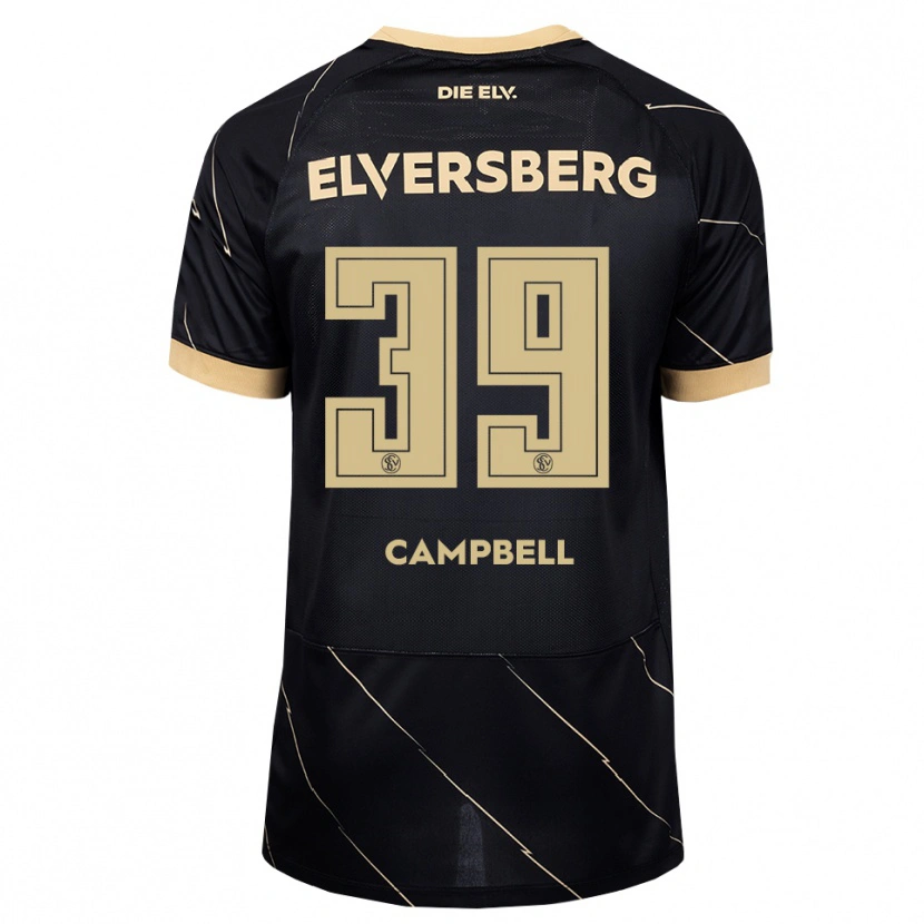 Danxen Homem Camisola Cole Campbell #39 Preto Marrom Alternativa 2026/27 Camisa