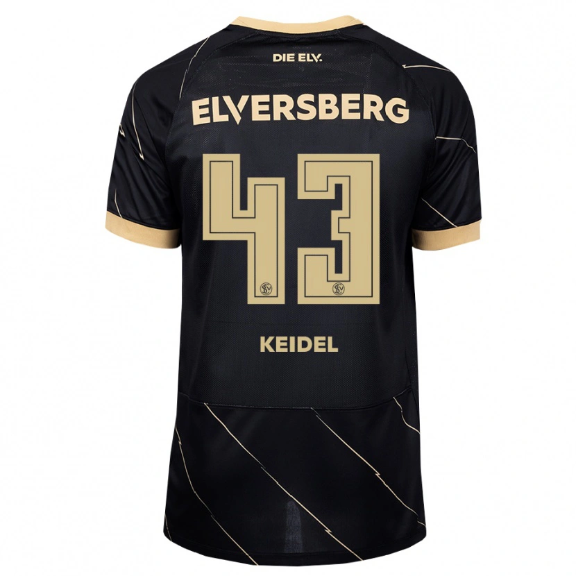 Danxen Homem Camisola Felix Keidel #43 Preto Marrom Alternativa 2026/27 Camisa