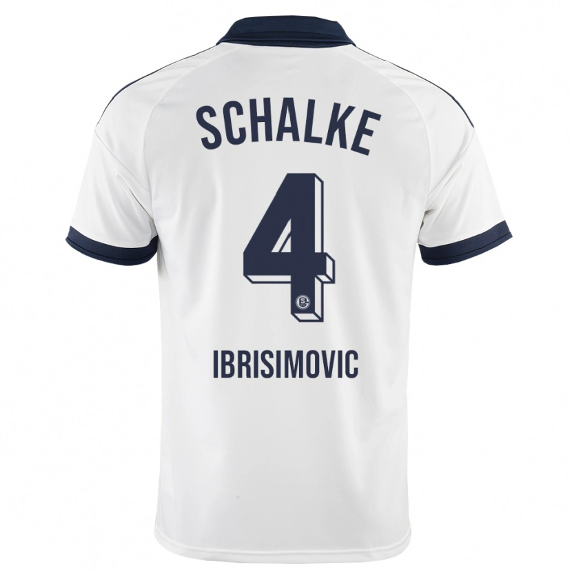 Danxen Homem Camisola Amar Ibrisimovic #4 Preto Branco Alternativa 2026/27 Camisa