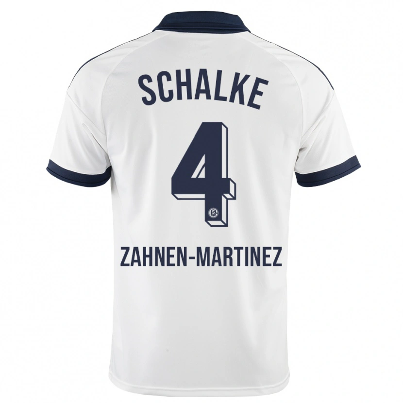 Danxen Homem Camisola Pablo Zahnen-Martinez #4 Preto Branco Alternativa 2026/27 Camisa