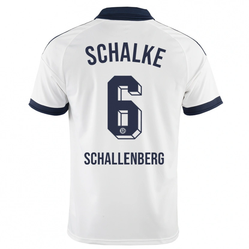 Danxen Homem Camisola Ron Schallenberg #6 Preto Branco Alternativa 2026/27 Camisa