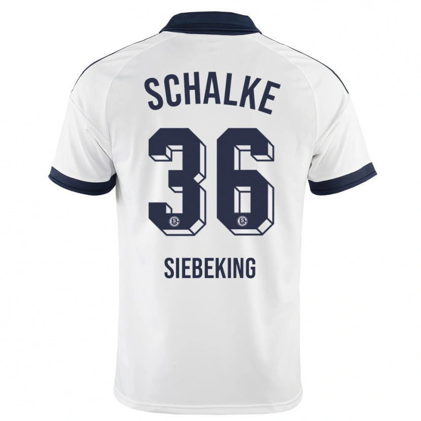 Danxen Homem Camisola Johannes Siebeking #36 Preto Branco Alternativa 2026/27 Camisa