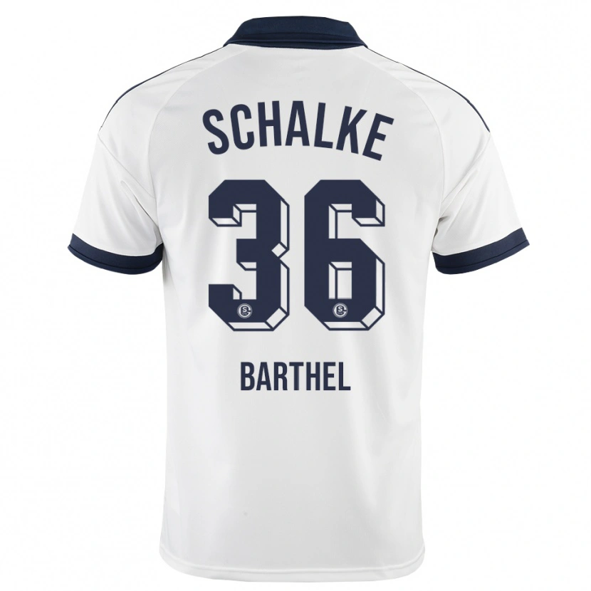 Danxen Homem Camisola Niklas Barthel #36 Preto Branco Alternativa 2026/27 Camisa