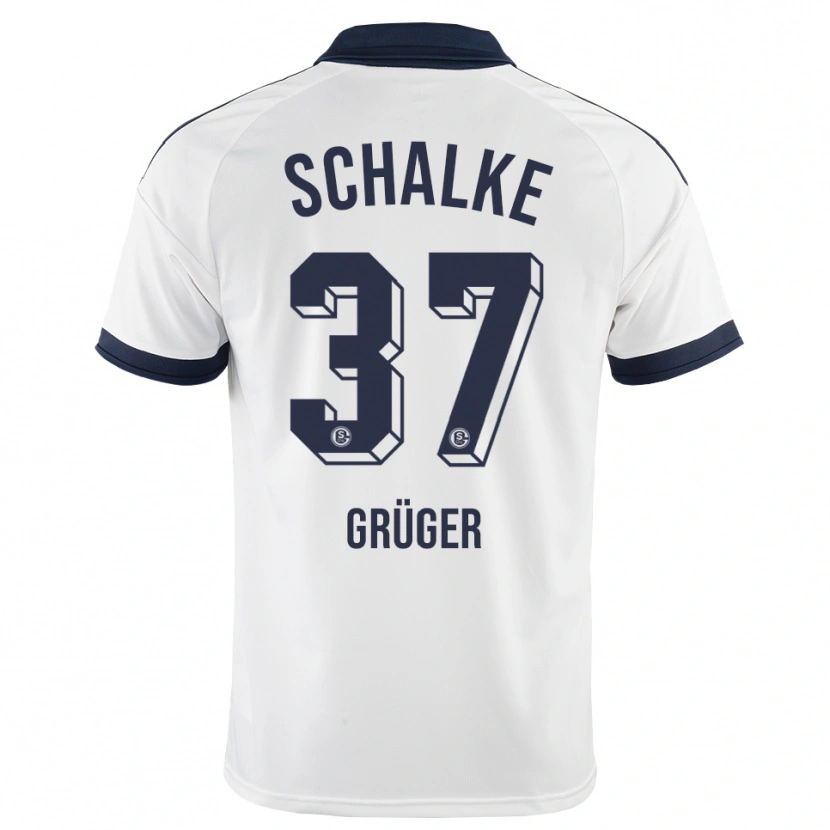 Danxen Homem Camisola Max Grüger #37 Preto Branco Alternativa 2026/27 Camisa