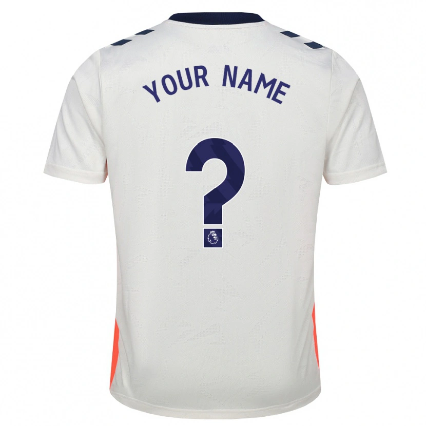 Danxen Homem Camisola Seu Nome #0 Branco Laranja Azul Real Alternativa 2026/27 Camisa