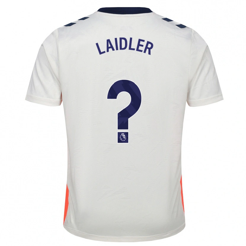 Danxen Homem Camisola Harri Laidler #0 Branco Laranja Azul Real Alternativa 2026/27 Camisa