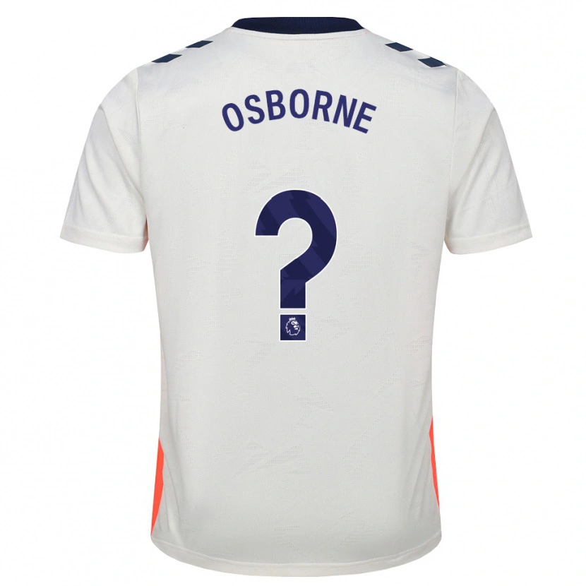 Danxen Homem Camisola Lucas Osborne #0 Branco Laranja Azul Real Alternativa 2026/27 Camisa