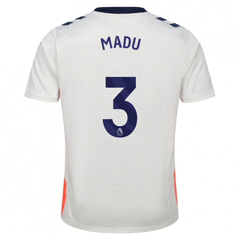 Danxen Homem Camisola Victor Madu #3 Branco Laranja Azul Real Alternativa 2026/27 Camisa