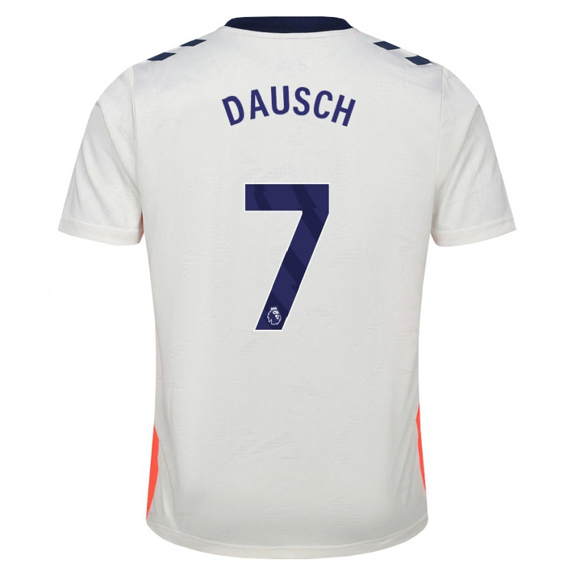 Danxen Homem Camisola Aidan Dausch #7 Branco Laranja Azul Real Alternativa 2026/27 Camisa