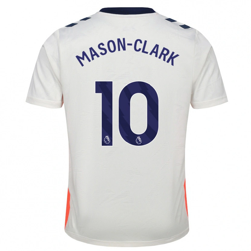 Danxen Homem Camisola Ephron Mason-Clark #10 Branco Laranja Azul Real Alternativa 2026/27 Camisa