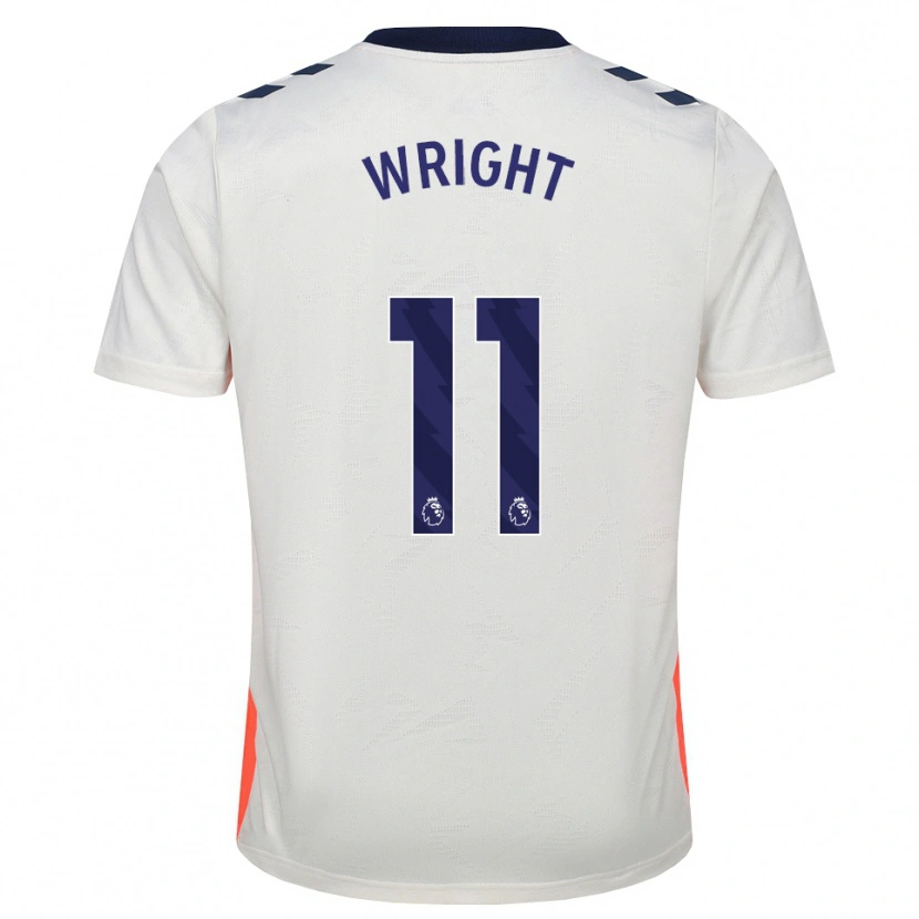 Danxen Homem Camisola Haji Wright #11 Branco Laranja Azul Real Alternativa 2026/27 Camisa