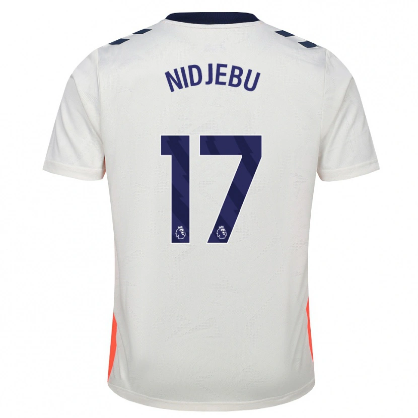 Danxen Homem Camisola Success Nidjebu #17 Branco Laranja Azul Real Alternativa 2026/27 Camisa