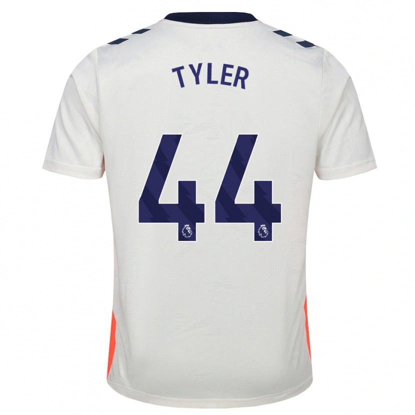Danxen Homem Camisola Cian Tyler #44 Branco Laranja Azul Real Alternativa 2026/27 Camisa