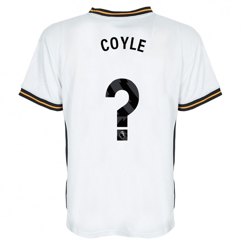Danxen Homem Camisola Rocco Coyle #0 Branco Laranja Preto Alternativa 2026/27 Camisa