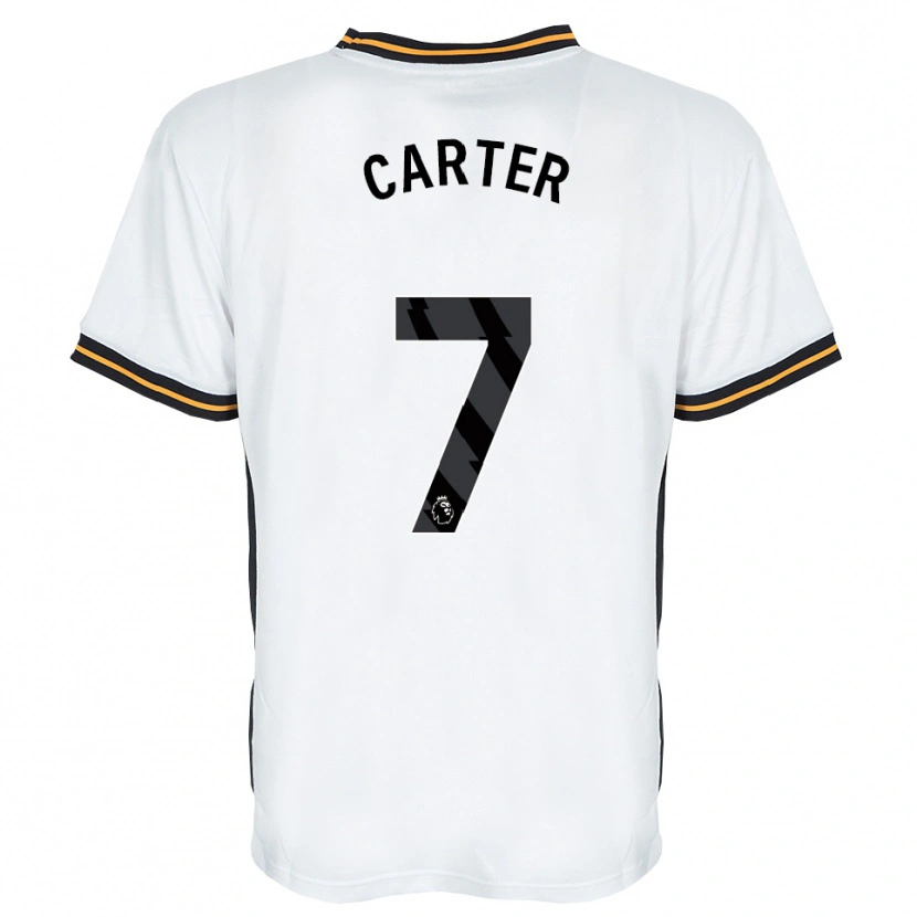 Danxen Homem Camisola Ramell Carter #7 Branco Laranja Preto Alternativa 2026/27 Camisa