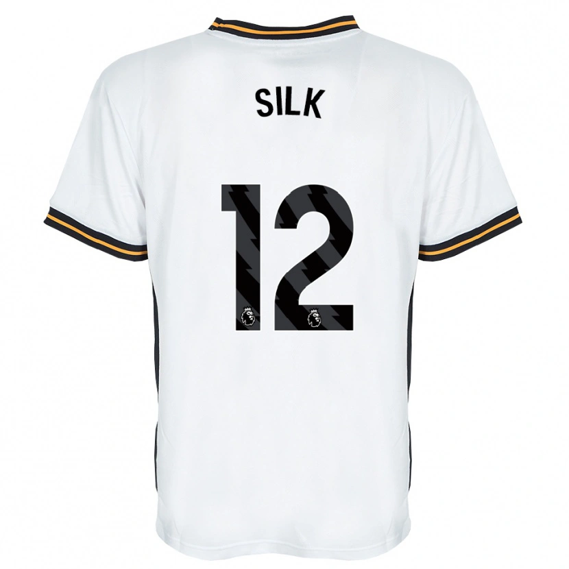 Danxen Homem Camisola Reuben Silk #12 Branco Laranja Preto Alternativa 2026/27 Camisa