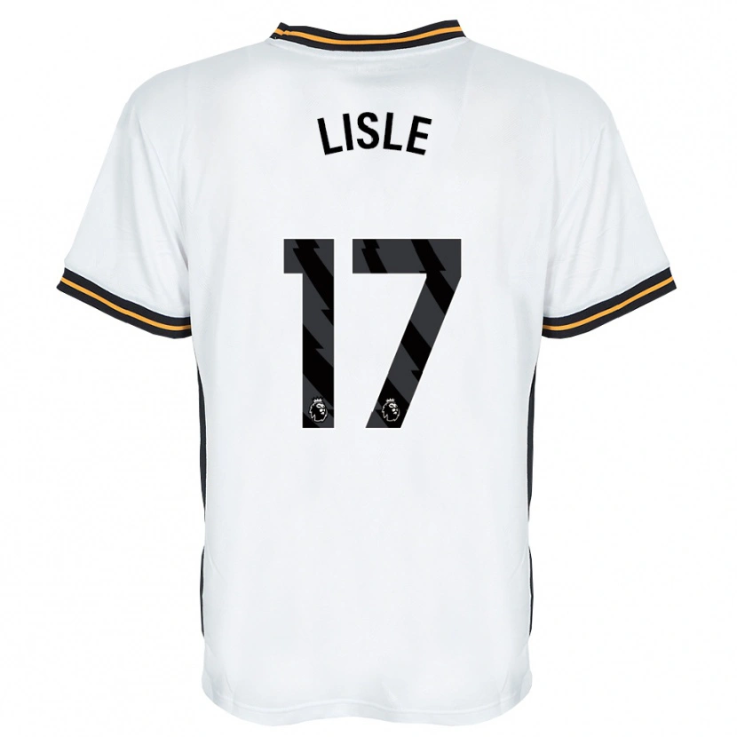 Danxen Homem Camisola Mary Lisle #17 Branco Laranja Preto Alternativa 2026/27 Camisa
