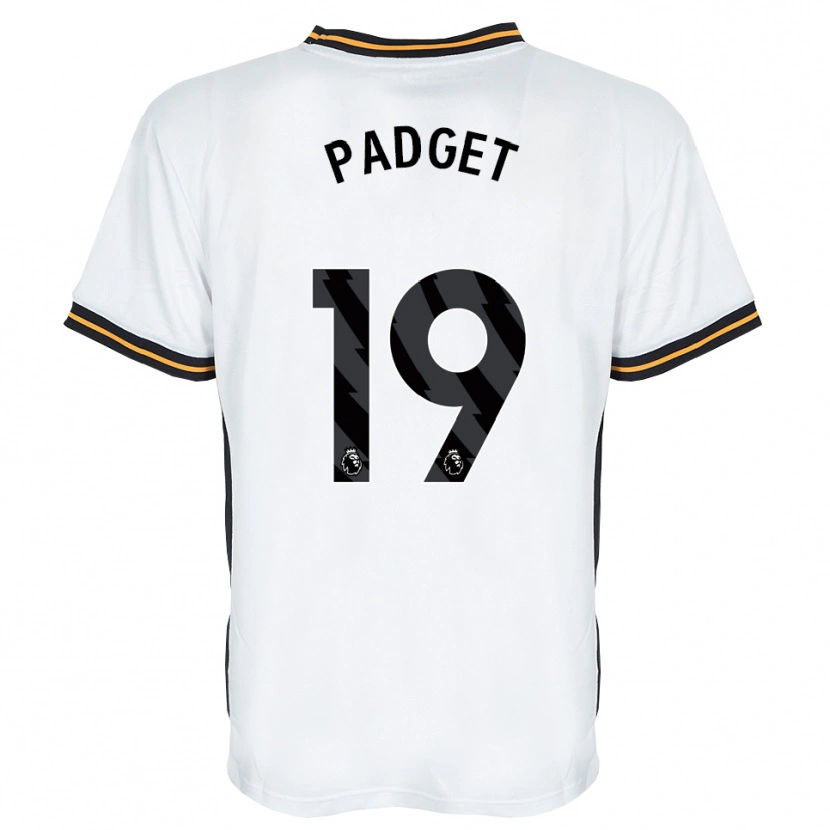 Danxen Homem Camisola Bethany Padget #19 Branco Laranja Preto Alternativa 2026/27 Camisa