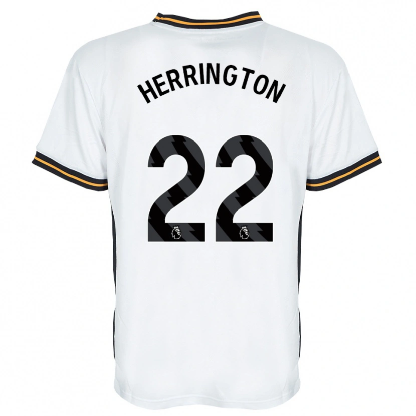 Danxen Homem Camisola Lucas Herrington #22 Branco Laranja Preto Alternativa 2026/27 Camisa
