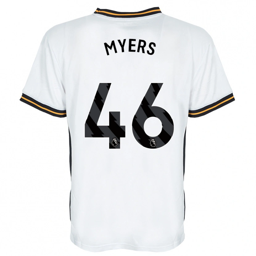Danxen Homem Camisola Zane Myers #46 Branco Laranja Preto Alternativa 2026/27 Camisa