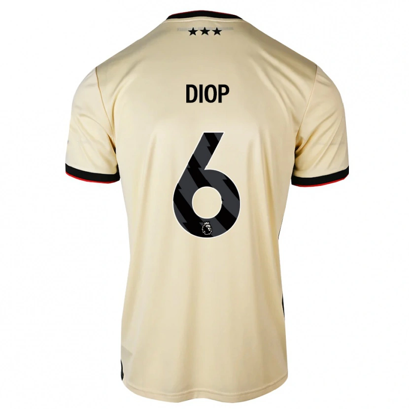 Danxen Homem Camisola Issa Diop #6 Chiffon De Limão Preto Vermelho Alternativa 2026/27 Camisa