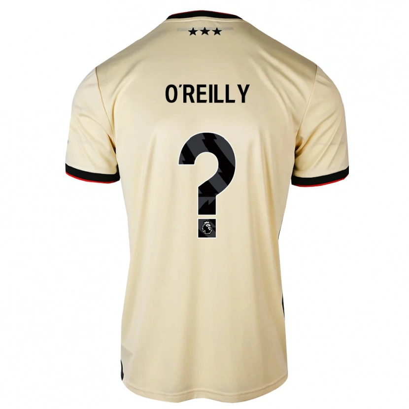 Danxen Homem Camisola Connor O'reilly #0 Chiffon De Limão Preto Vermelho Alternativa 2026/27 Camisa