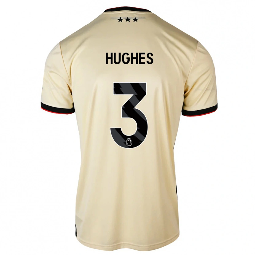 Danxen Homem Camisola Summer Hughes #3 Chiffon De Limão Preto Vermelho Alternativa 2026/27 Camisa