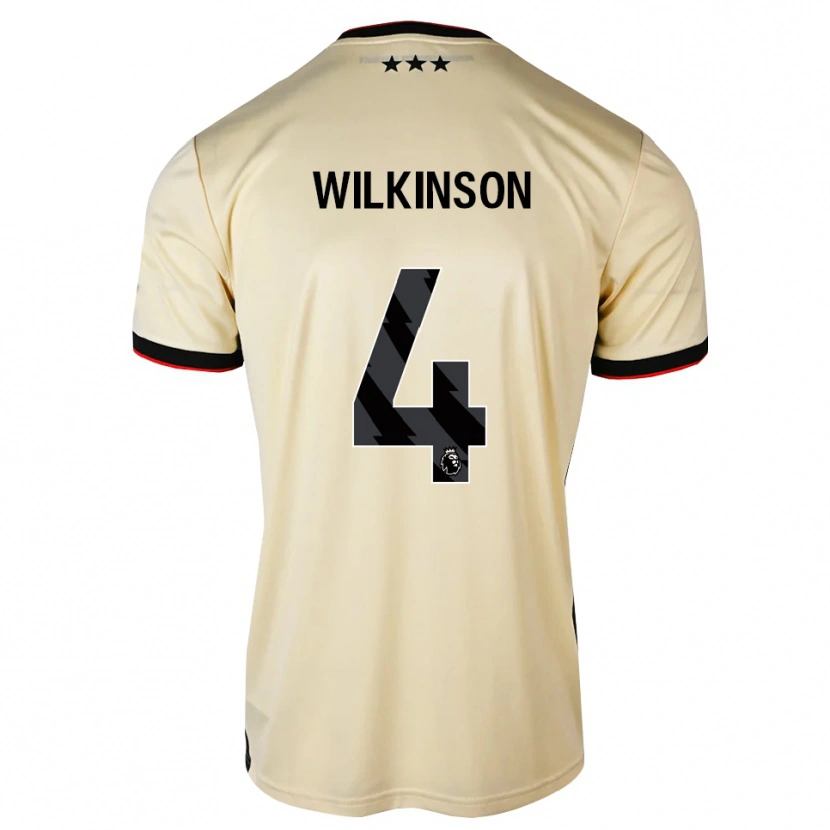 Danxen Homem Camisola Oliver Wilkinson #4 Chiffon De Limão Preto Vermelho Alternativa 2026/27 Camisa