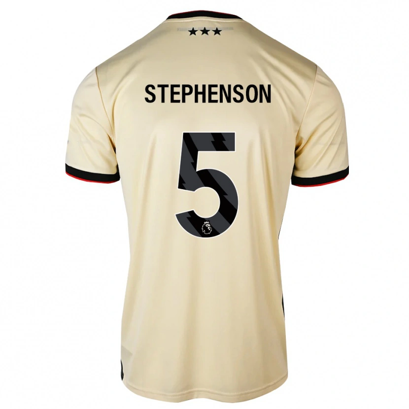 Danxen Homem Camisola Sean Stephenson #5 Chiffon De Limão Preto Vermelho Alternativa 2026/27 Camisa