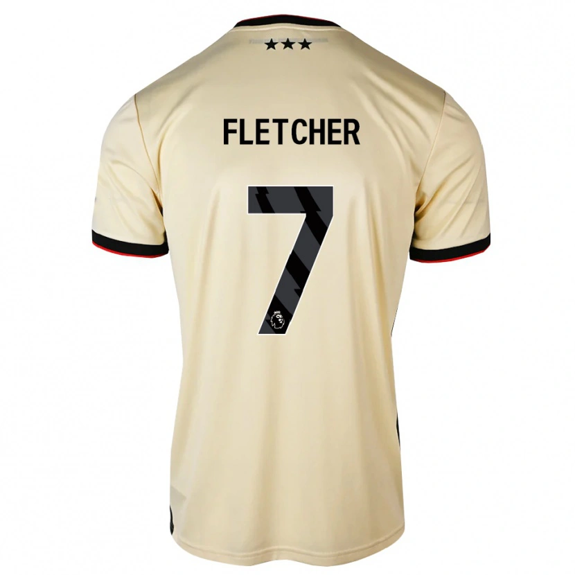 Danxen Homem Camisola Luca Fletcher #7 Chiffon De Limão Preto Vermelho Alternativa 2026/27 Camisa