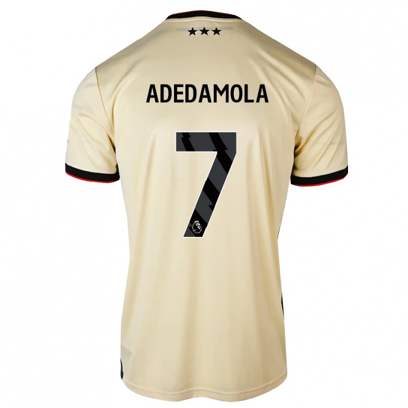 Danxen Homem Camisola Joel Adedamola #7 Chiffon De Limão Preto Vermelho Alternativa 2026/27 Camisa