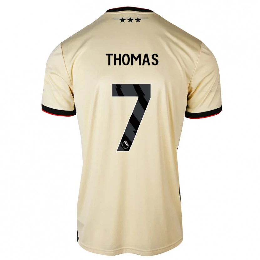 Danxen Homem Camisola Natasha Thomas #7 Chiffon De Limão Preto Vermelho Alternativa 2026/27 Camisa