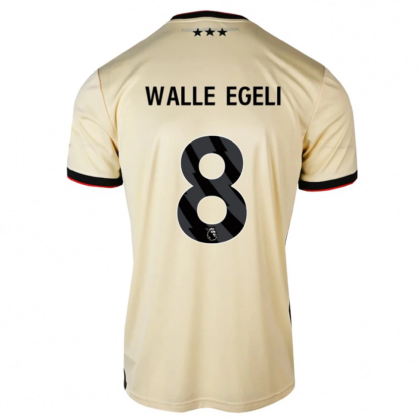 Danxen Homem Camisola Sindre Walle Egeli #8 Chiffon De Limão Preto Vermelho Alternativa 2026/27 Camisa
