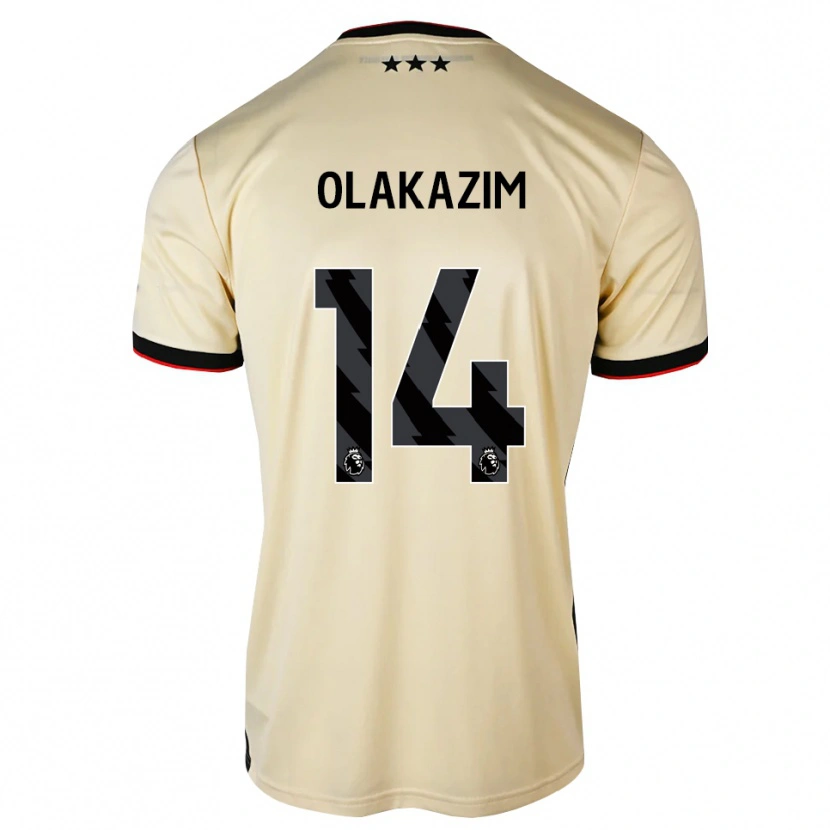 Danxen Homem Camisola Mustaan Olakazim #14 Chiffon De Limão Preto Vermelho Alternativa 2026/27 Camisa