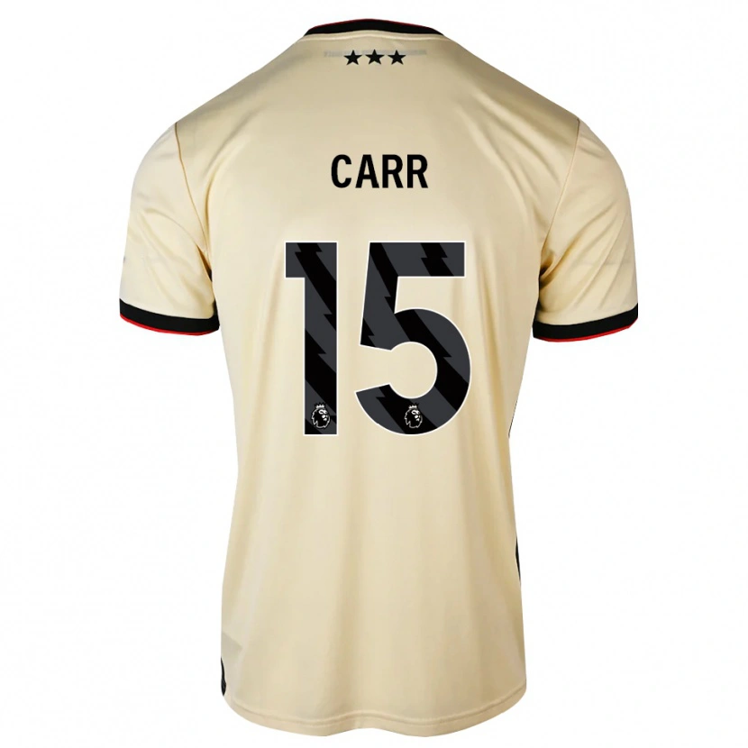 Danxen Homem Camisola Reuben Carr #15 Chiffon De Limão Preto Vermelho Alternativa 2026/27 Camisa
