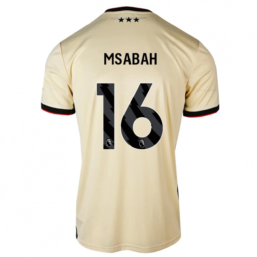 Danxen Homem Camisola Ibrahim Msabah #16 Chiffon De Limão Preto Vermelho Alternativa 2026/27 Camisa