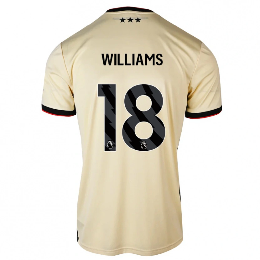 Danxen Homem Camisola Brandon Williams #18 Chiffon De Limão Preto Vermelho Alternativa 2026/27 Camisa
