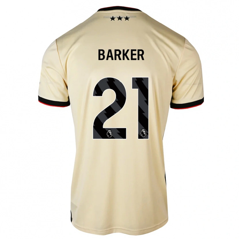Danxen Homem Camisola Maisy Barker #21 Chiffon De Limão Preto Vermelho Alternativa 2026/27 Camisa