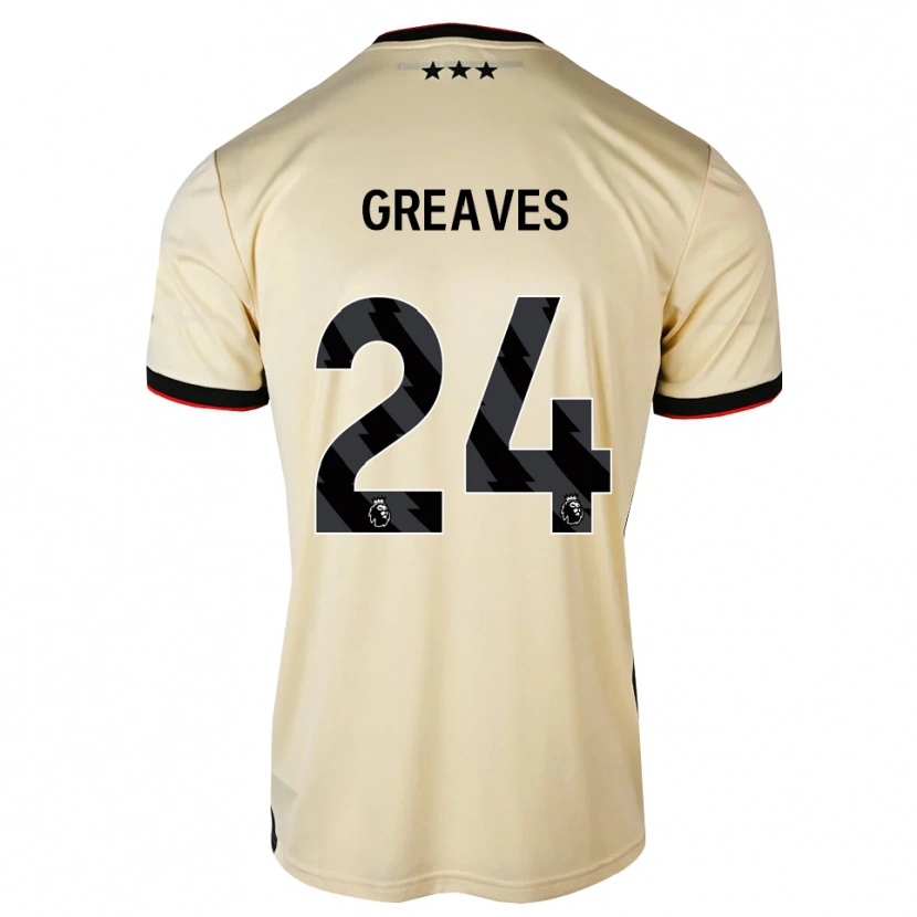Danxen Homem Camisola Jacob Greaves #24 Chiffon De Limão Preto Vermelho Alternativa 2026/27 Camisa