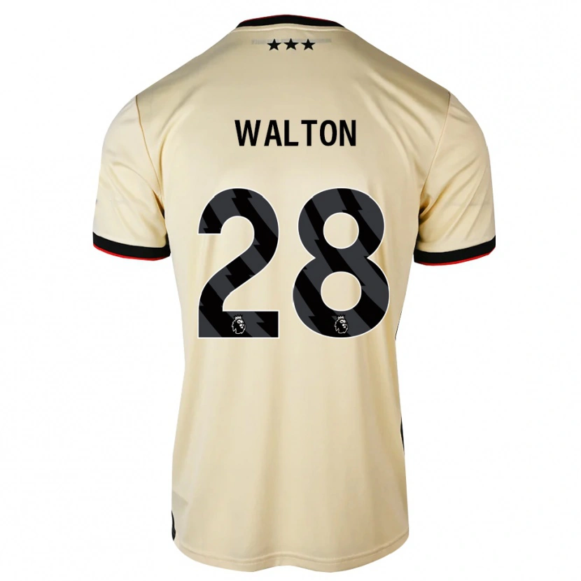 Danxen Homem Camisola Christian Walton #28 Chiffon De Limão Preto Vermelho Alternativa 2026/27 Camisa