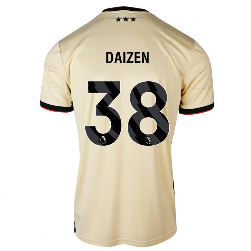Danxen Homem Camisola Daizen Maeda #38 Chiffon De Limão Preto Vermelho Alternativa 2026/27 Camisa