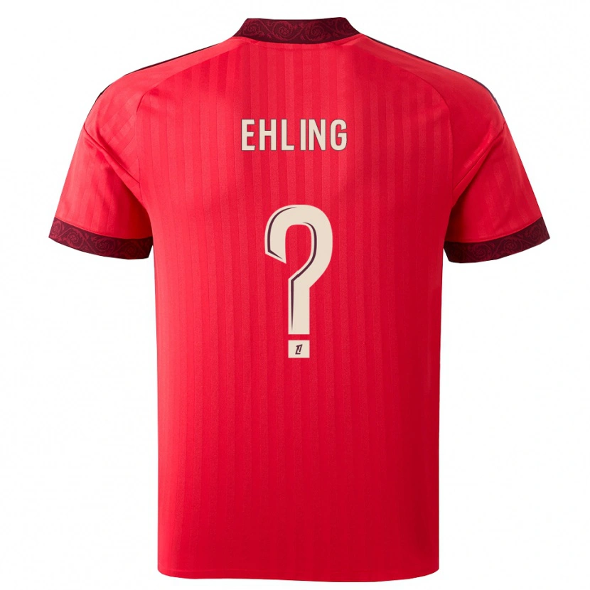 Danxen Homem Camisola Thibaut Ehling #0 Borgonha Vermelho Branco Alternativa 2026/27 Camisa